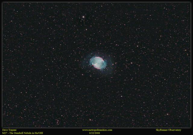 M27 in Ha and OIII
