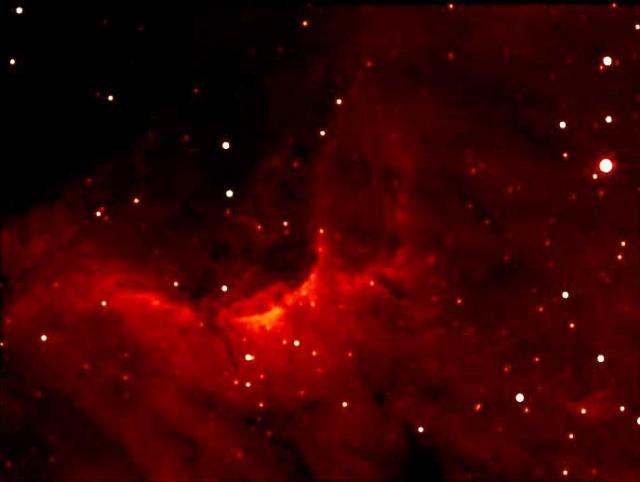 Pelican Nebula-Red